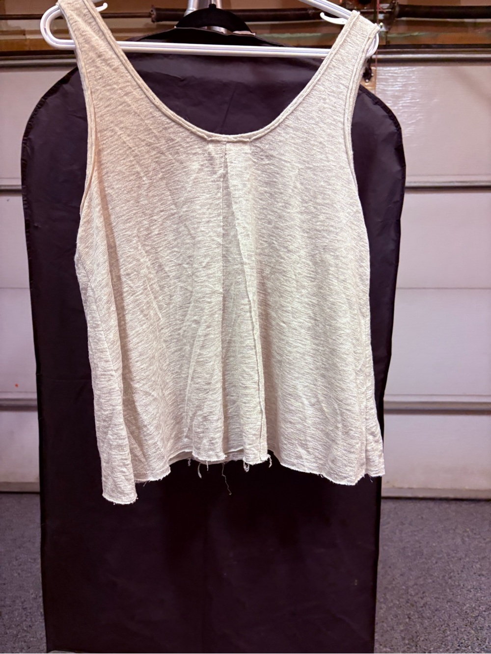 Treasure & Bond Light Beige Scoop Tank Top - Picture 4 of 4